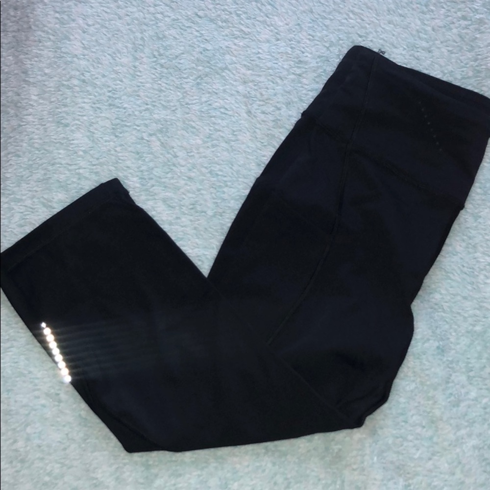 Lulu lemon cropped fast and free edition